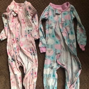 Footie pajamas 2 pairs